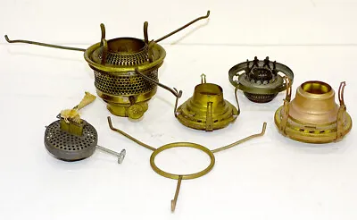 ANTIQUE Vintage BRASS Victorian Arts Crafts KEROSENE OIL LAMP BURNER Parts Lot • $49.95