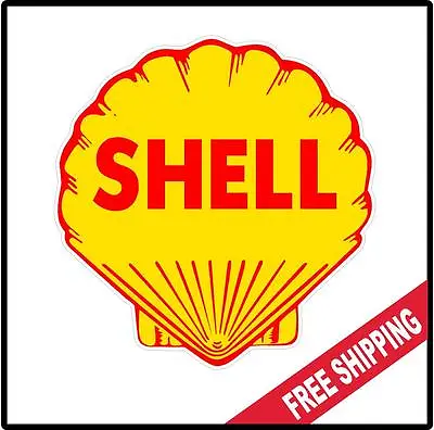 Shell Gas Vintage Vinyl Wall Logo Decal Sticker Oil Gasoline Old • $3.99