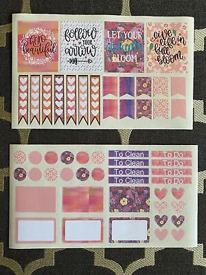 Erin Condren Planner Stickers Inspirational Motivational Stickers Spring Blossom • $1