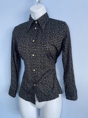 Vintage 70s Shirt Dagger Collar  Boho Hippie Mod • £45