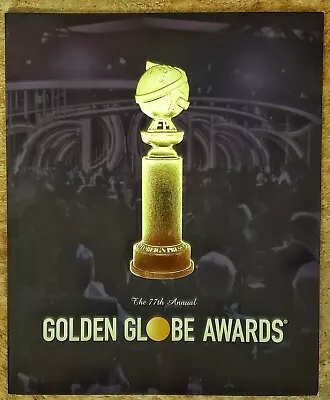 $39.99 • Buy 2020 77th Annual GOLDEN GLOBE AWARDS PROGRAM-Authentic Original FREE SHIPPING