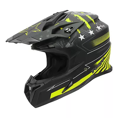 Adult Helmet ATV UTV Dirt Bike DOT Off Road Full Face Motocross Motorcycle US • $49.99