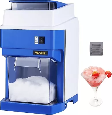 Commercial Ice Shaver Crusher 120kg Per Hour Electric Snow Cone Maker With Box • $374.99