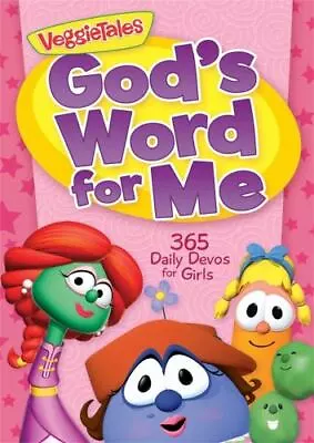 God's Word For Me: 365 Daily Devos For Girls [VeggieTales] • $6.53