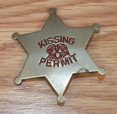 Genuine Ed Jones & Co. Star Badge Style Kissing Permit Pin / Brooch **READ**  • $282.46