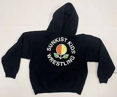 Sunkist Kids Wrestling Club Hooded Sweatshirt - Size Large - Black • $19.99