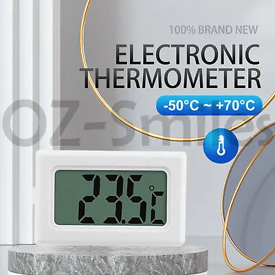 LCD Digital Thermometer For Fridge/Freezer/Aquarium/FISH TANK Temperature AU • $3.95