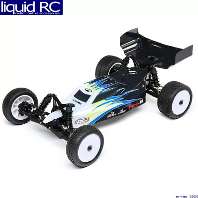 Losi 01016T2 Mini-B Brushed RTR: 1/16 2WD Buggy Black/White • $160