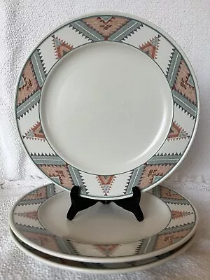 Dinner Plates Mikasa Intaglio Santa Fe Set Of 3 American Southwest Culture Aztec • $69