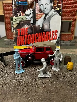 Marx Original Untouchable Figures  Agent  Gangster Ganster Plus Scene! • $85