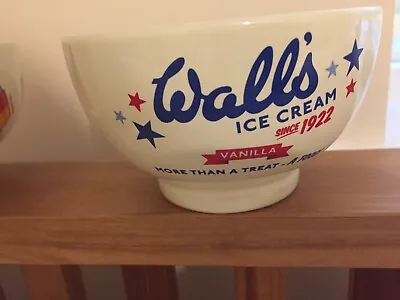 2 X Wall's Vanilla Ice Cream. Bowl/Dish. Official Merchandise. • £19.99