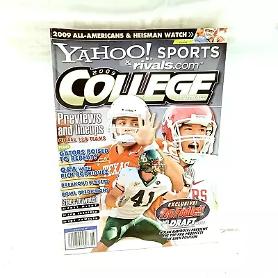 Yahoo Sports College Football Magazine 2009 Colt McCoy Sam Bradford Joe Pawelek • $18.99