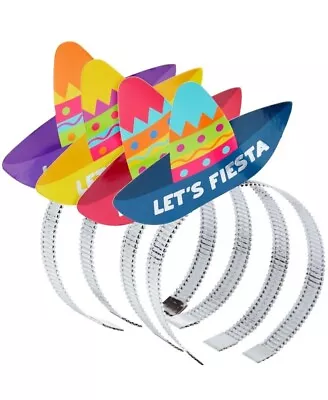 SPANISH MEXICAN FIESTA BIRTHDAY PARTY SOMBRERO HEADBANDS PARTY HAT Cinco De Maya • $2.60