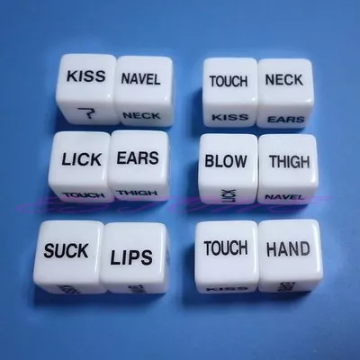 1 Pair Adult Fun Foreplay Sex Game Love Lovers Dice • £2.99