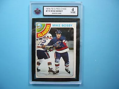 1978/79 O-pee-chee Hockey Card #115 Mike Bossy Rookie Rc Ksa 4 Vg/ex Sharp Opc • $3.99