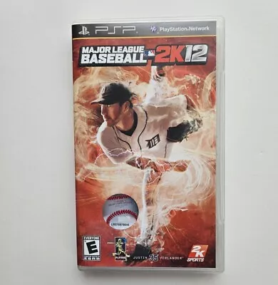 MLB Major League Baseball 2K12 PSP Complete With Manual • $10.50