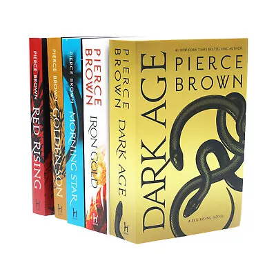 Red Rising Series By Pierce Brown 5 Books Collection Set - Fiction - Paperback • $42.99