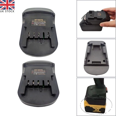 £12.67 • Buy Battery Adapter Converter For Makita /Dewalt/ Milwaukee Convert To Metabo Tools