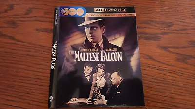 The Maltese Falcon Humphrey Bogart 4K Bluray Slipcover Only Slipcase NO Discs • $6