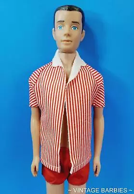 Vintage Brunette Straight Leg Ken Doll #750 W/Original Outfit Excellent ~ 1960's • $14.99