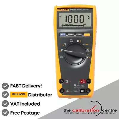 £297.43 • Buy Genuine FLUKE 175 True RMS AC DC DIGITAL MULTIMETER / 6000 Count Backlit Display