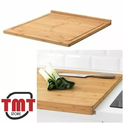 New Ikea Lamplig Wooden Chopping Serving Board Bamboo Use Both Sides 2 Size • £24.99