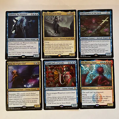 MTG Lot Of 6 Grixis Legendary Wizards Commander EDH - All NM • $11