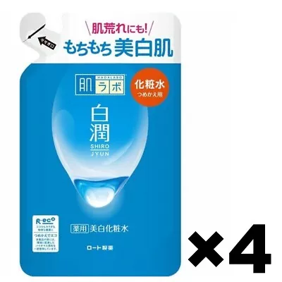 Hada Labo Shirojyun Light Type Whitening Moisturizing Toner 4Refill Pack Set • $39.95