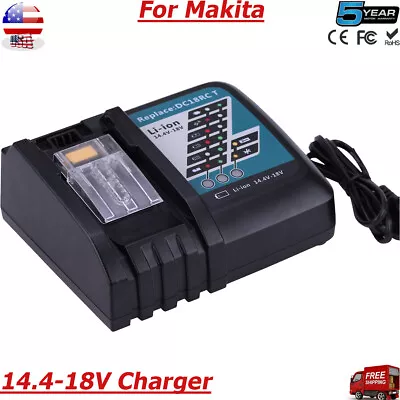 Charger For Makita Battery 18 Volt 6.0Ah LXT Lithium Ion BL1860 BL1830 BL1850 US • $22.59