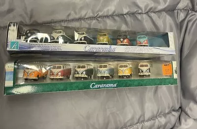 Cararama Hongwell Toys VW VolksWagen Bus Pickup Trucks Set Of 6 Trucks Lot Of 2 • $25