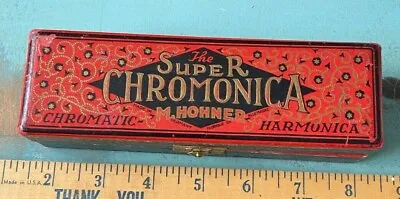 Vintage (1950's) M. Hohner Super Chromonica Harmonica (C Key) • $42.50
