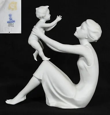 Kaiser Porcelain Bisque Figurine #398 Mother & Baby 8 3/4  Tall • $35.99