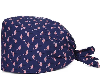 $7.20 • Buy Kousenpu Flamingo Hospital Work Cap Tie-Up Hat, Size One Men/women New