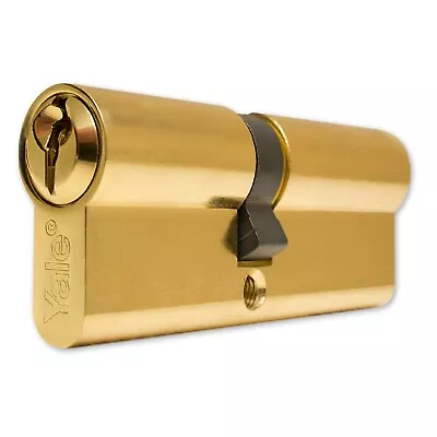 YALE Door Lock Euro Cylinder  50/50  6 Pin Barrel For UPVC Aluminium Timber PVC • £9.25