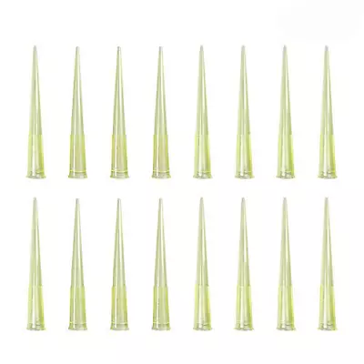 Pipette Tips 200 UL 1000 PCS Clear Yellow Laboratory Universal Plastic Liquid • $12.87