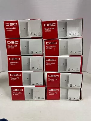 Lot Of 10 DSC WS4904 Wireless PIR Motion Sensor • $275