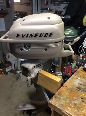 $1399 • Buy Evinrude Ducktwin 3 Hp Outboard Boat Motor