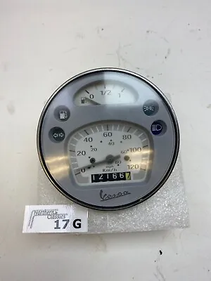 Vespa PX Luxury Speedometer Watch Speedometer Cockpit Piaggio (17G) • $145.10