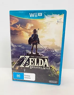 Nintendo Wii U The Legend Of Zelda Breath Of The Wild Game R4 PAL -- CASE ONLY • $54.95