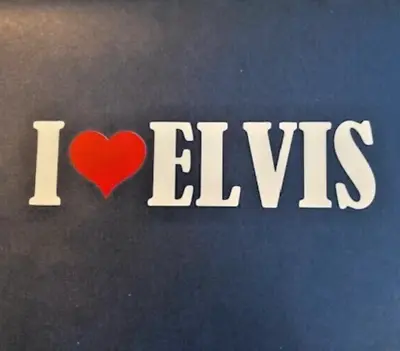 Elvis Presley Vinyl Sticker Decal  2  X 8  White • $7.99