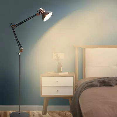 Floor Lamp Modern Standing Reading Light Metal Adjustable For Living Room • $59.59