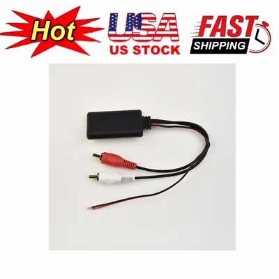 $9.54 • Buy 12V Car Audio-Stereo Bluetooth AUX Receiver Module 2RCA Interface Cable-Adapter