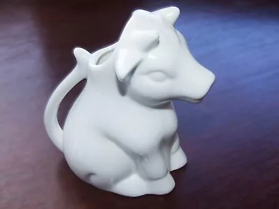 A White Ceramic Cow Jug / Creamer (CKS) • £3.99