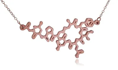 Rose Gold Plated Oxytocin Molecule Necklace • $35
