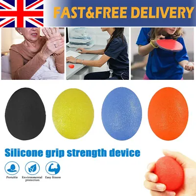 1/4Pcs Massage Therapy Grip Ball For Hand Finger Strength Exercise Stress Relief • £5.65