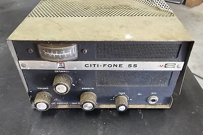 Vintage Multi-Elmac Co. Citi-Fone SS CB Radio Transceiver MI USA Base Station • $74.95