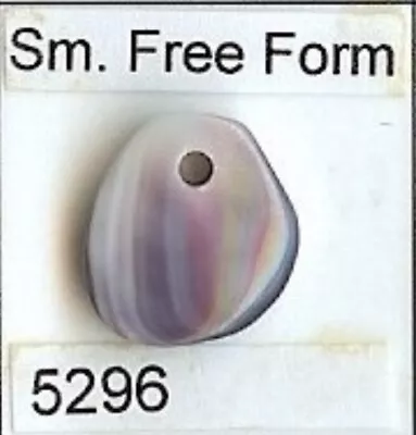 5296 Free Form Small Wampum Bead Quahog Face Drilled • $8