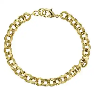 £21.99 • Buy 9ct Gold Lined Belcher GF Chain Bracelet Heavy Necklace Chunky Men Gents Women