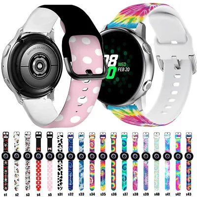 Tie Dye Silicone Replacement Watch Band Strap For Samsung Galaxy Watch Active • $12.31