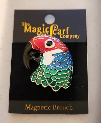 NEW MagicScarf Colorful Parrot Magnetic Brooch • $10